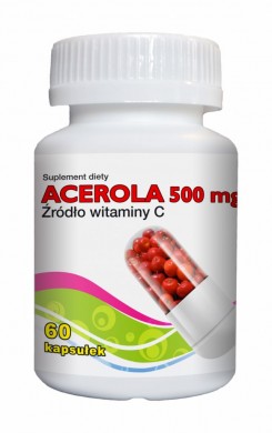 Acerola 500mg     60 kapsułek